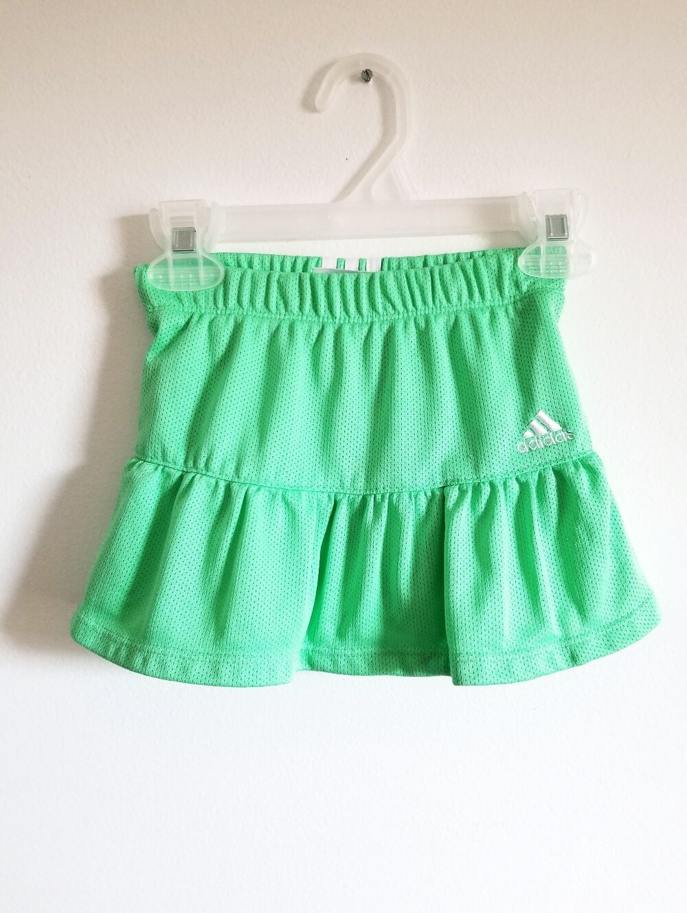 adidas Mint Green Girls' Athletic Skort
